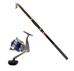 Powerex Power Special 3.00m. 50-100gr.Kamış - Carrera 6000 Mavi Kamış Makine Olta Seti