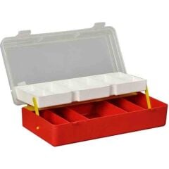 Powerex Şeffaf Kapaklı Raflı Balıkçı Malzeme Organizer