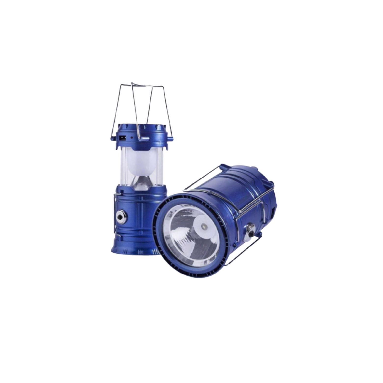 MH Güneş Enerjili Şarjlı LED Kamp Feneri Işıldak 6+1 Led MH-5800T