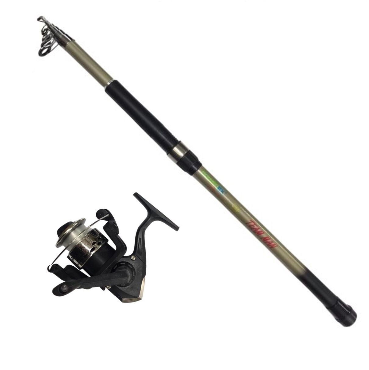 Powerex Team man 240cm. - Mini 200 Silver Makineli Kamış Makine Olta Seti
