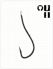 Fudo 2901 Ryusen Çift Tırnak 2 No. Black Nickel İğne 10'lu Paket