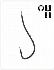 Fudo 2901 Ryusen Çift Tırnak 1 No. Black Nickel İğne