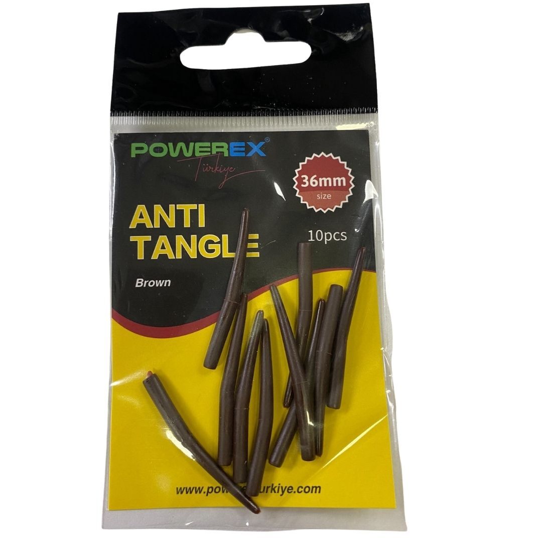 Powerex Dolaşma Önleyici (Anti Tangle) Kahverengi Elastik Hortum 36mm 10 Adet