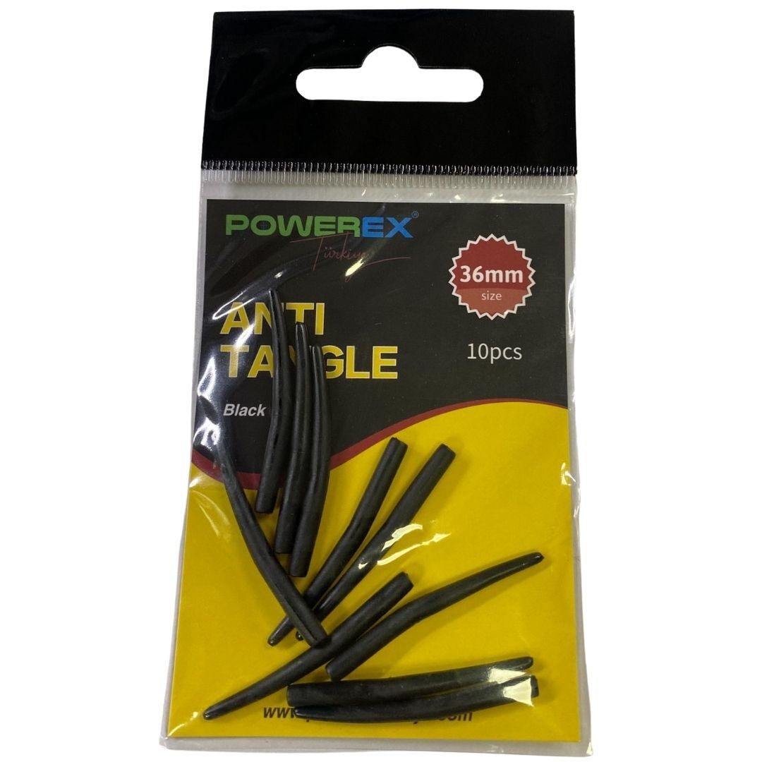 Powerex Dolaşma Önleyici (Anti Tangle) Siyah Elastik Hortum 36mm 10 Adet