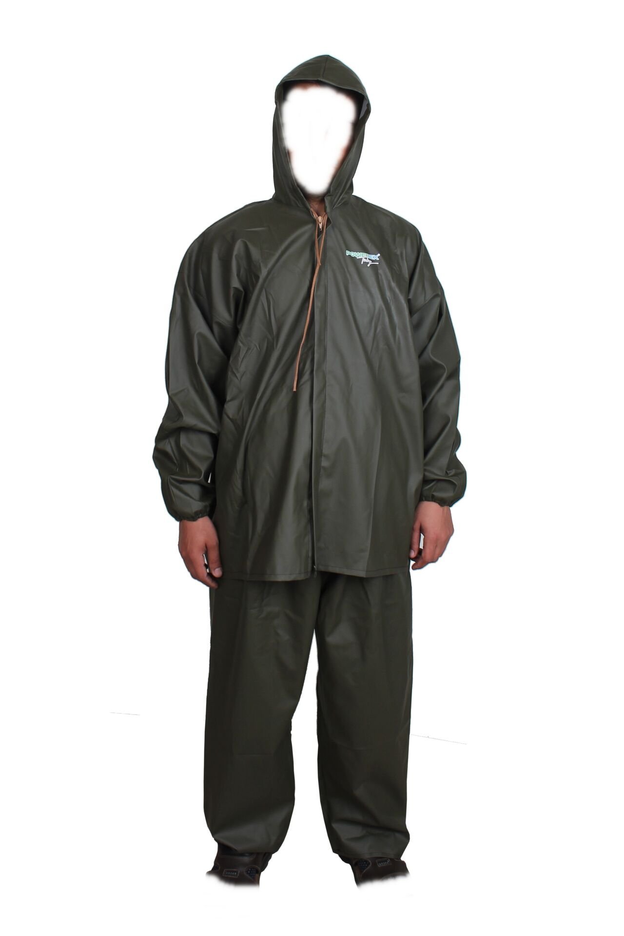 Powerex Pvc Alt Üst Takım Fermuarlı Balıkçı Yağmurluk