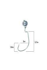 Fujin Offset Jig Head 4/0 10gr Jighead 3 lü Paket