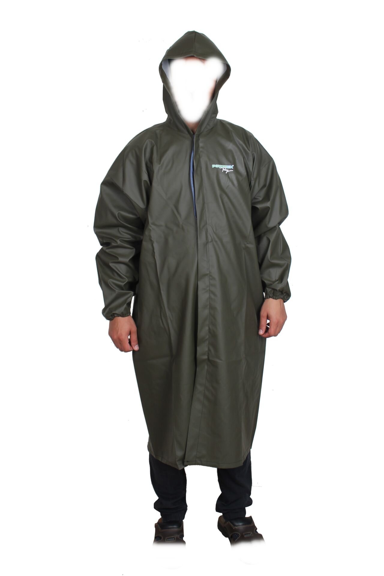 Powerex PVC Pardesü Fermuarlı Balıkçı Yağmurluk