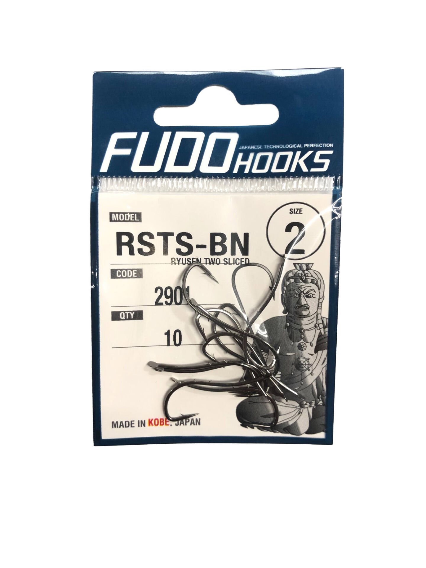 Fudo 2901 Ryusen Çift Tırnak 4 No. Black Nickel İğne 12'li Paket