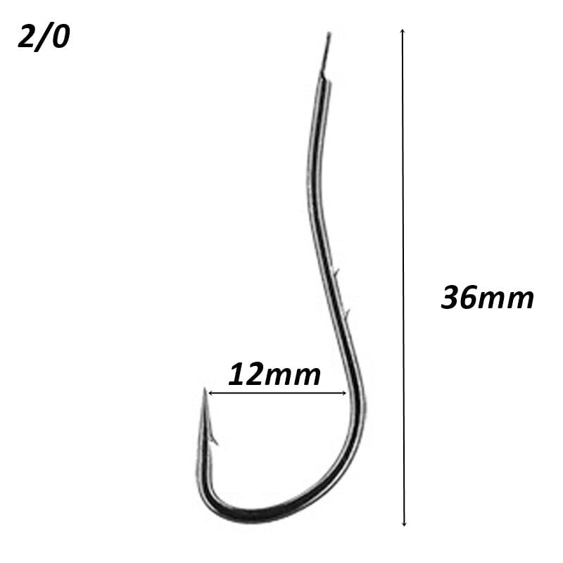 Powerex RYUSEN BH 2/0 no. Olta İğnesi Black Nickel 100lü