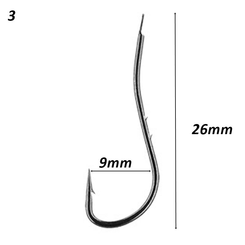 Powerex RYUSEN BH 3 no. Olta İğnesi Black Nickel 100lü