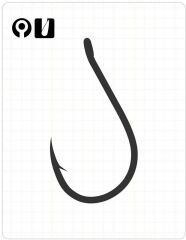 Fudo 1100 Chinu W/ Ring Nikel 1/0 no. Nikel İğne