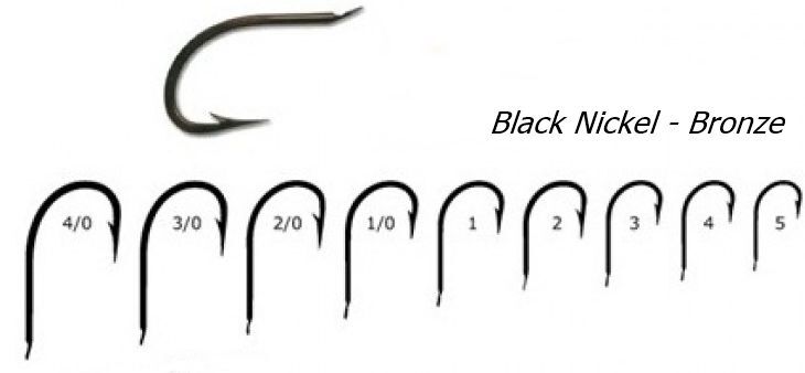 Powerex 505 model 5/0 no. Bronz Kutu Balık İğne 100 Adet