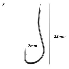 Powerex RYUSEN BH 7 no. Olta İğnesi Black Nickel 100lü