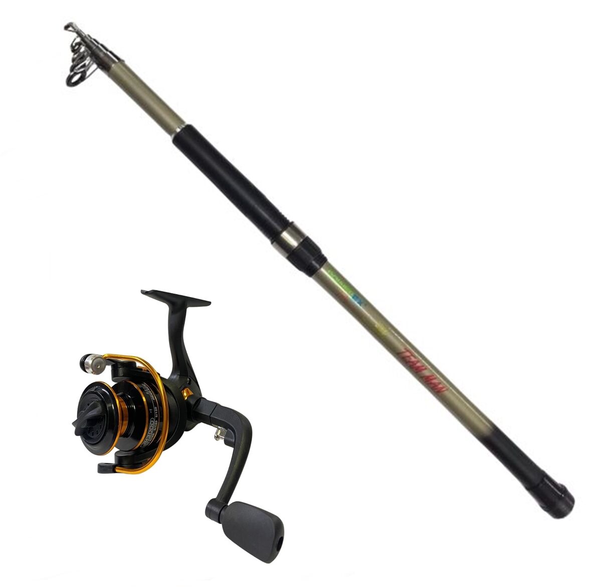 Team Man 210cm. 40-80gr. Kamış - JM3000 Metal Kamış Makine Olta Seti