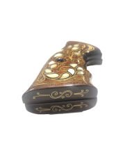 Smith Wesson Uyumlu K , L , N Model Çerçeve Sedef Kakma Ahşap Kabze Mod14