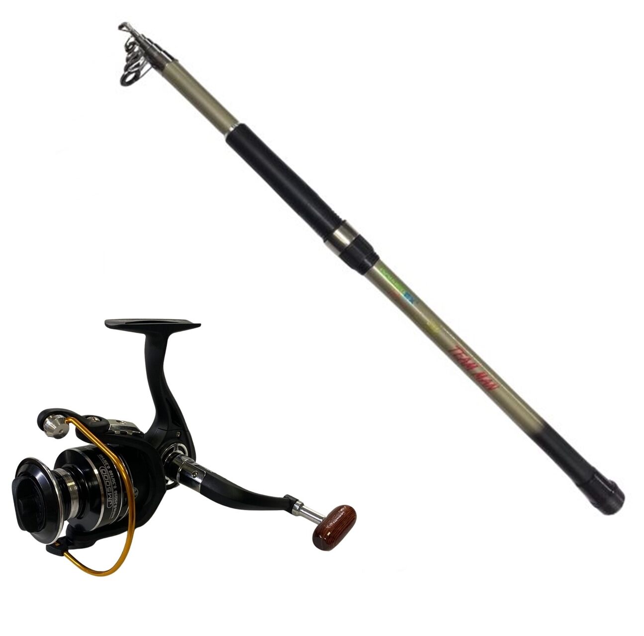 Team Man 270cm. 40-80gr. Kamış - JM5000 Metal Kamış Makine Olta Seti