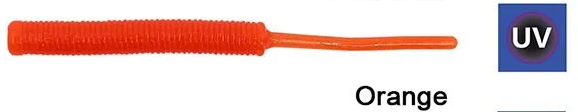 Kendo Fire Worm Lrf Silikonu 5cm 18 Adet Orange