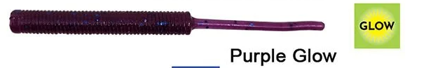 Kendo Fire Worm Lrf Silikonu 5cm 18 Adet Purple Glow