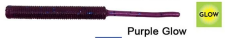 Kendo Fire Worm Lrf Silikonu 5cm 18 Adet Purple Glow