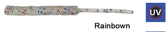 Kendo Fire Worm Lrf Silikonu 5cm 18 Adet Rainbow