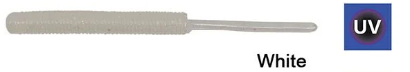 Kendo Fire Worm Lrf Silikonu 5cm 18 Adet White