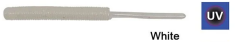 Kendo Fire Worm Lrf Silikonu 5cm 18 Adet White