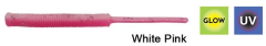 Kendo Fire Worm Lrf Silikonu 5cm 18 Adet White Pink