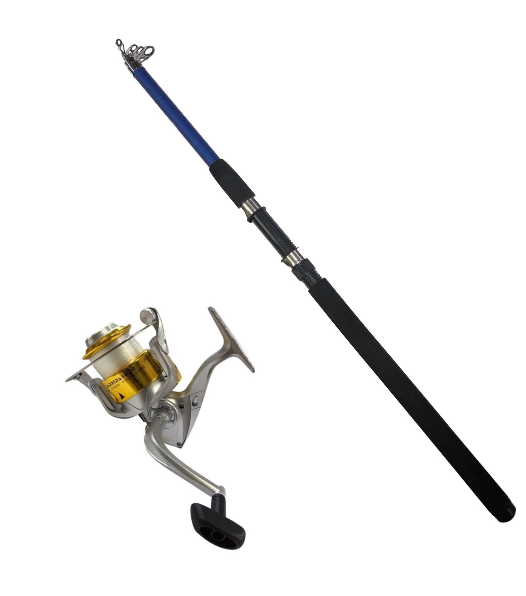 Powerex Sapphire 210m - Carrera 4000 Gold Kamış Makine Olta Seti