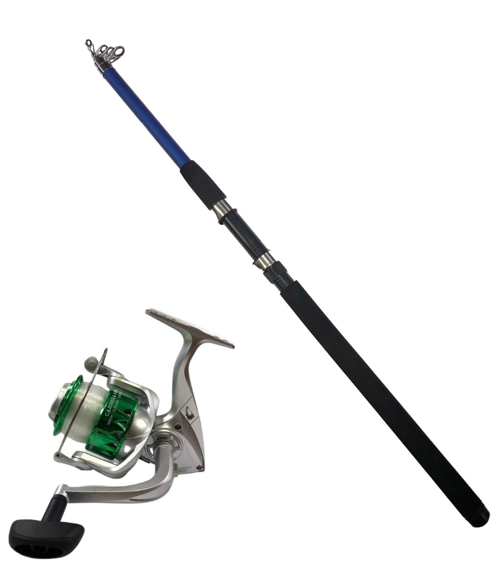 Powerex Sapphire 210m - Carrera 4000 Yeşil Kamış Makine Olta Seti