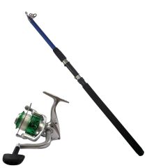 Powerex Sapphire 210m - Carrera 4000 Yeşil Kamış Makine Olta Seti