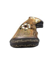 Smith Wesson Uyumlu K, L, N Çerçeve Sedef Kakma Ahşap Kabze Mod22