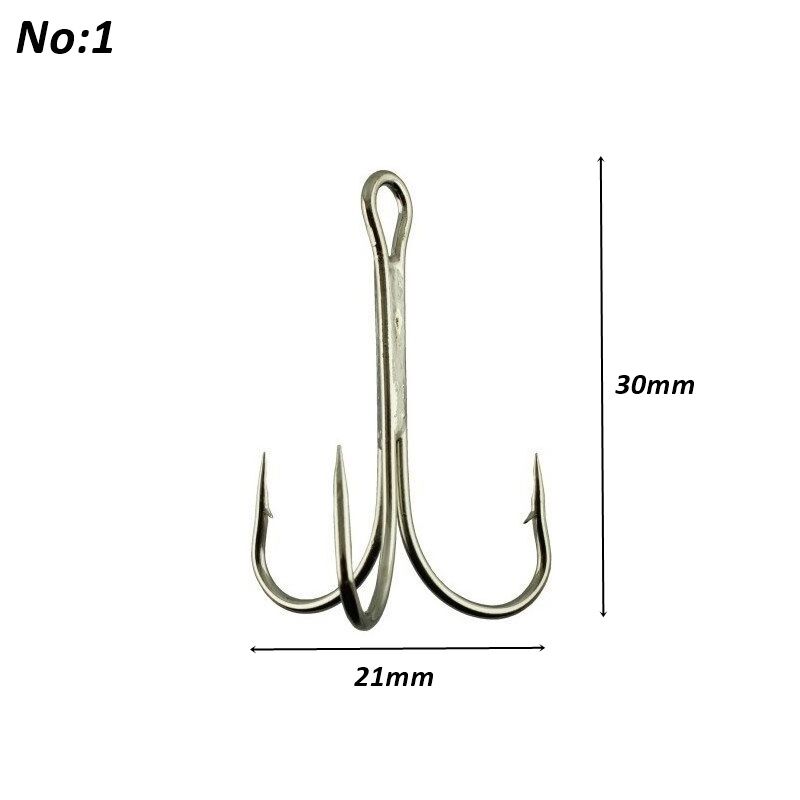 Powerex 8236 Shiny Nickel Parlak Krom Paslanmaz 1 no. Üçlü İğne 100 lü kutu