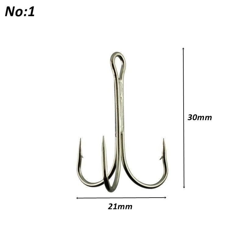 Powerex 8236 Shiny Nickel Parlak Krom Paslanmaz 1 no. Üçlü İğne 100 lü kutu