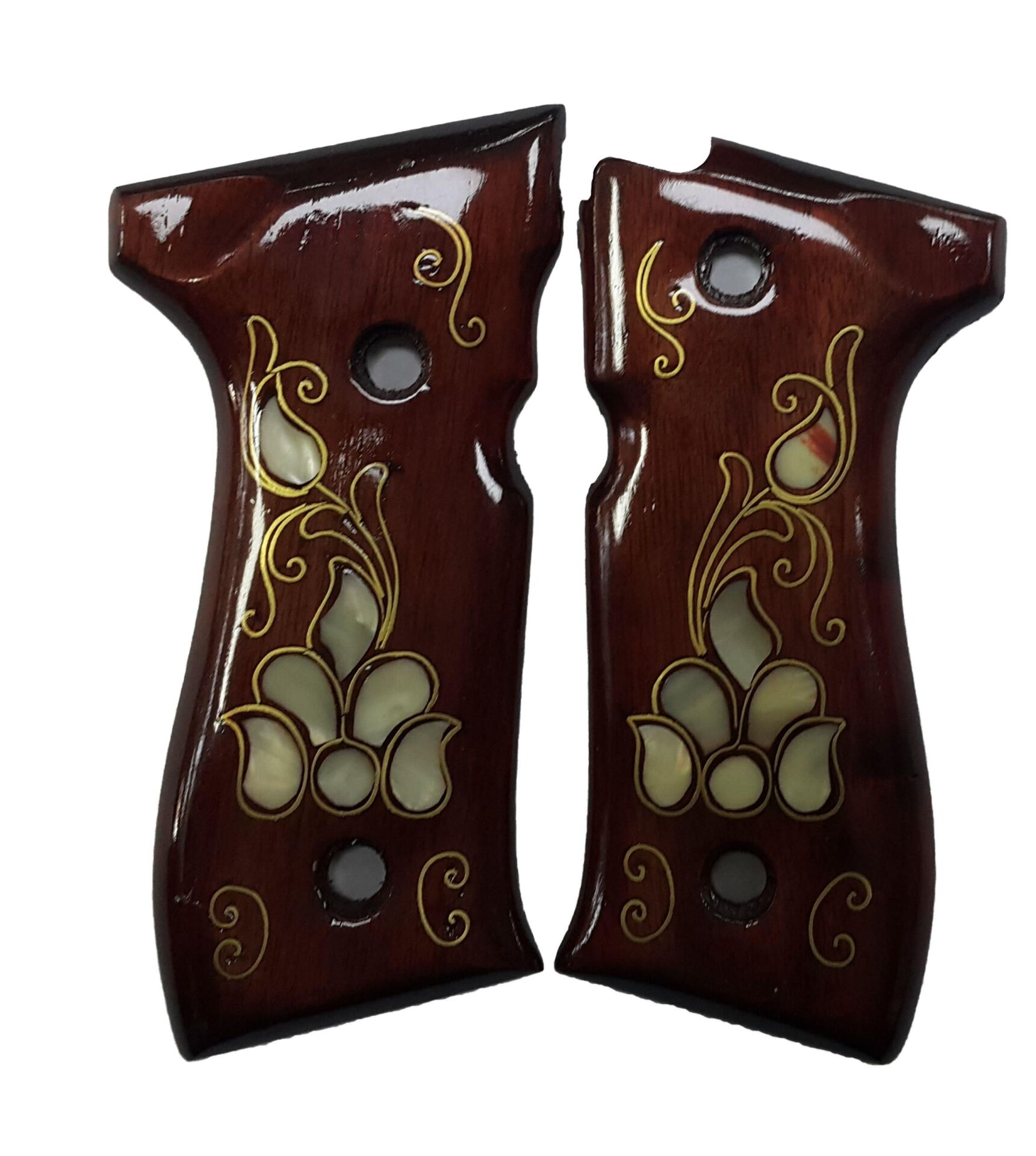 Yavuz 16 - Beretta F92 Sedef Kakma Kabze Model 2