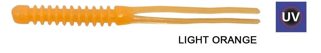 Kendo Killer Worm Lrf Silikonu 5,5cm 12 Adet Light Orange