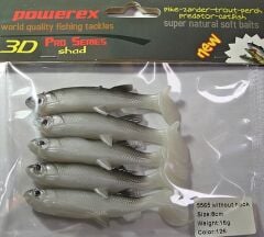 Powerex 3D 5565 8 cm. 126 Silikon Sahte Yem 5li Paket