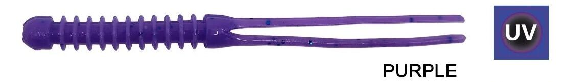 Kendo Killer Worm Lrf Silikonu 5,5cm 12 Adet Purple