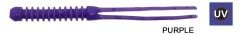 Kendo Killer Worm Lrf Silikonu 5,5cm 12 Adet Purple