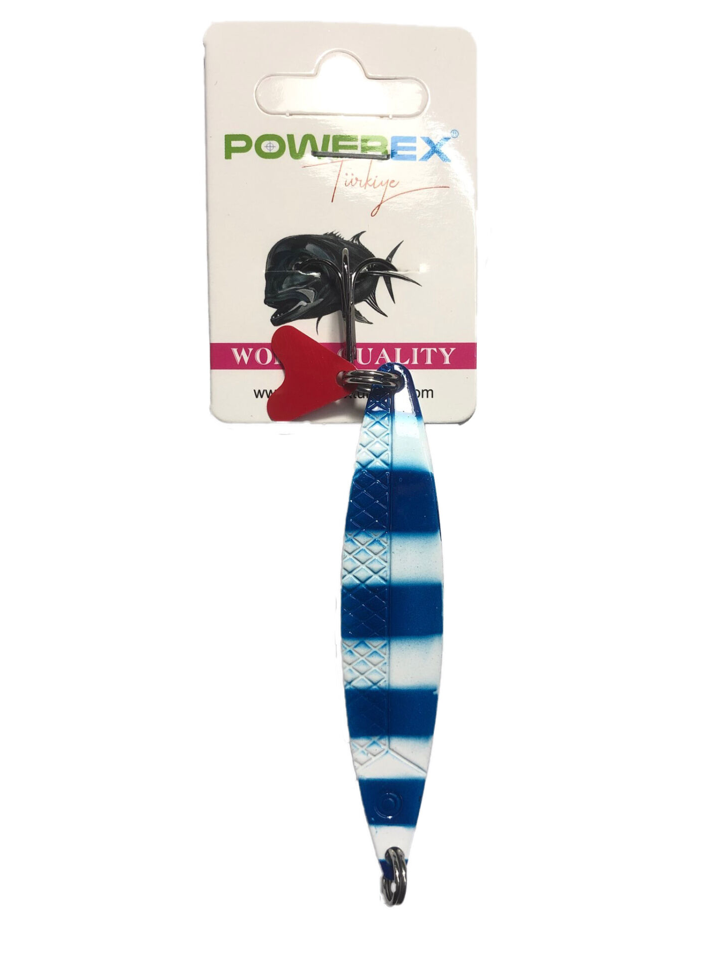 Powerex Striker Lüfer Palamut Turna Çinekop 26,5gr. 8,6cm. Mod.195 Metal Kaşık Sahte Yem