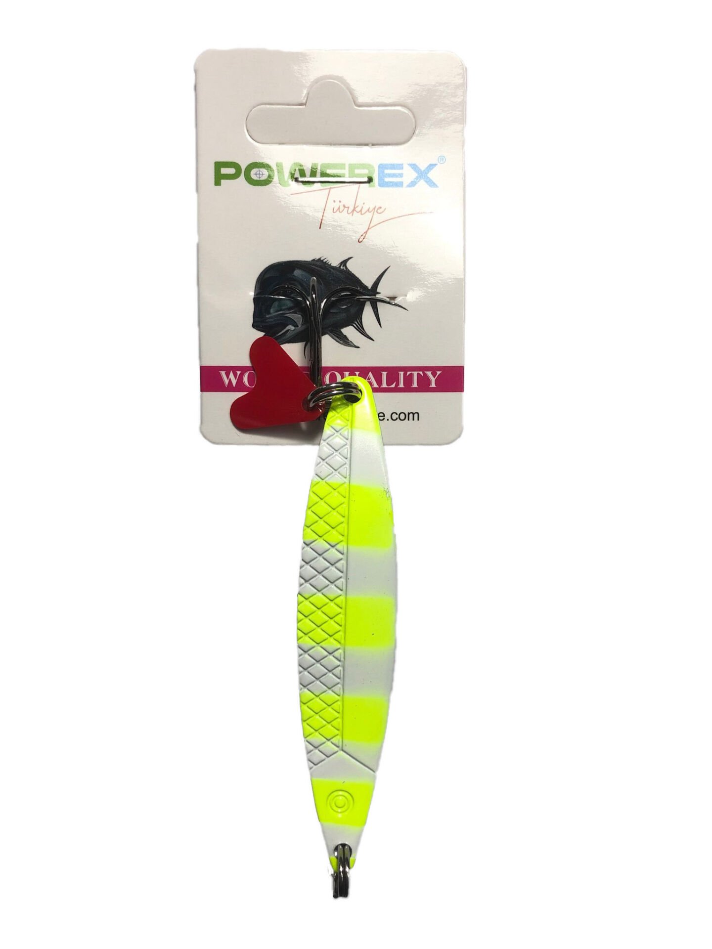 Powerex Striker Lüfer Palamut Turna Çinekop 26,5gr. 8,6cm. Mod.196 Metal Kaşık Sahte Yem