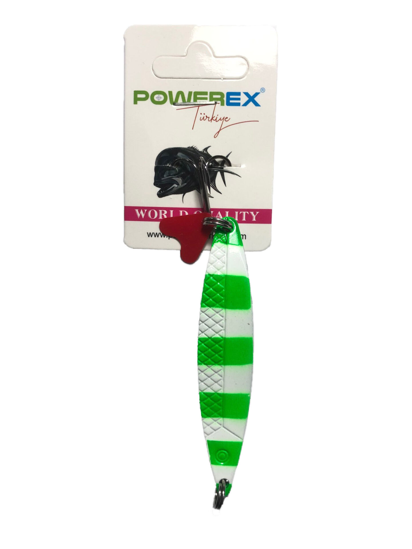 Powerex Striker Lüfer Palamut Turna Çinekop 26,5gr. 8,6cm. Mod.198 Metal Kaşık Sahte Yem