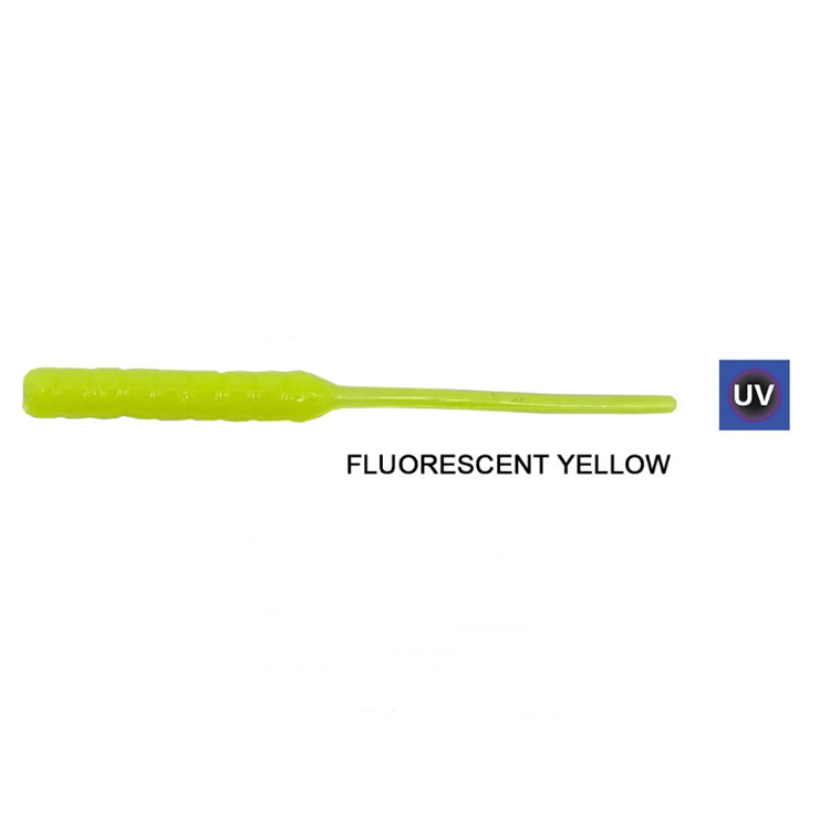 Kendo Arrow Worm Lrf Silikonu 5,5cm 12 Adet Fluorescent Yellow