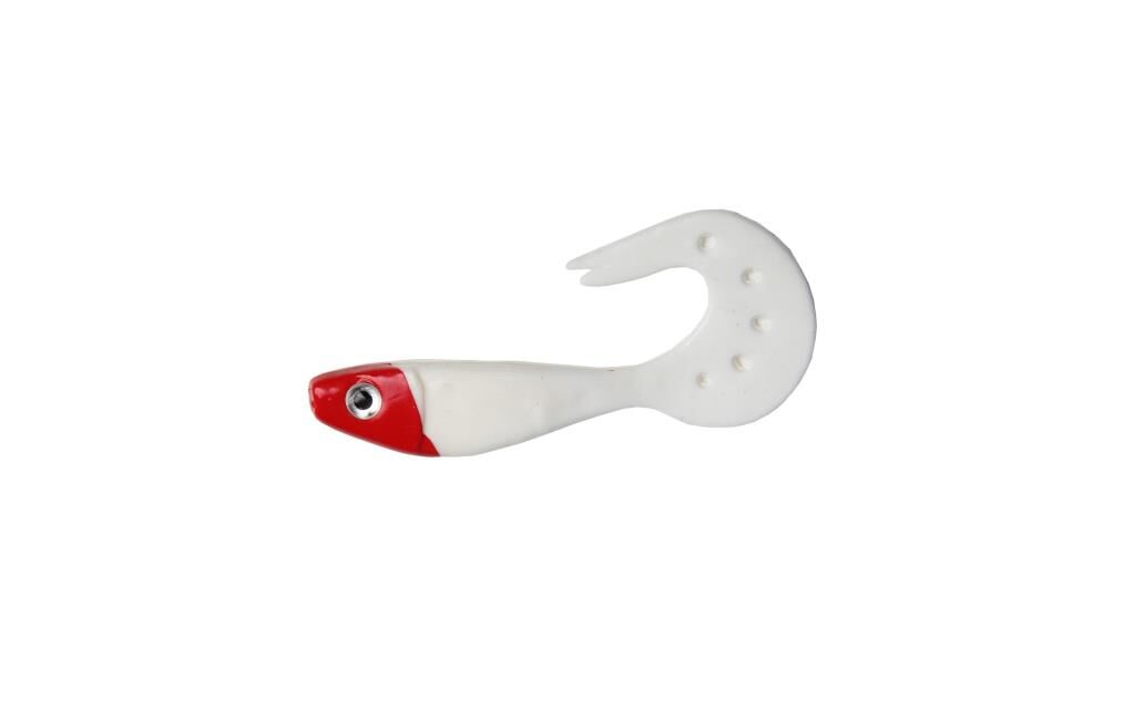 Powerex 10cm.Silikon Orak Kuyruk Kırmızı Kafa