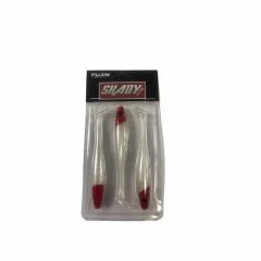 Fujin Shady Classic Red Head 10cm 7gr Silikon Balık 3 lü Paket