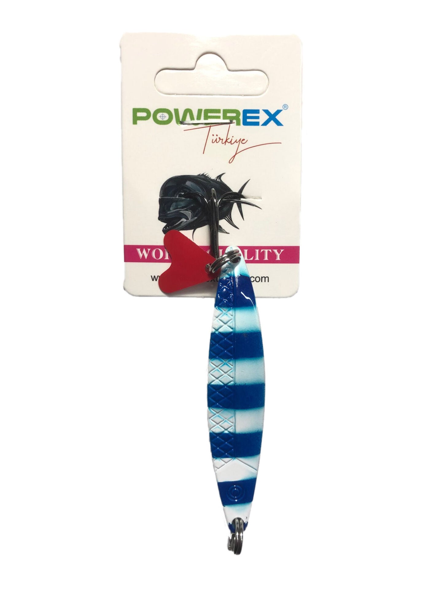 Powerex Striker X Lüfer Palamut Turna Çinekop 16gr. 7,5cm. Mod.184 Metal Kaşık Sahte Yem
