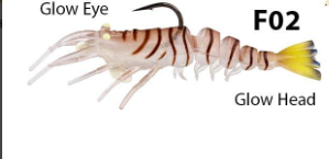 Fujin Shrimper 75mm 8.5gr F02 Silikon Karides