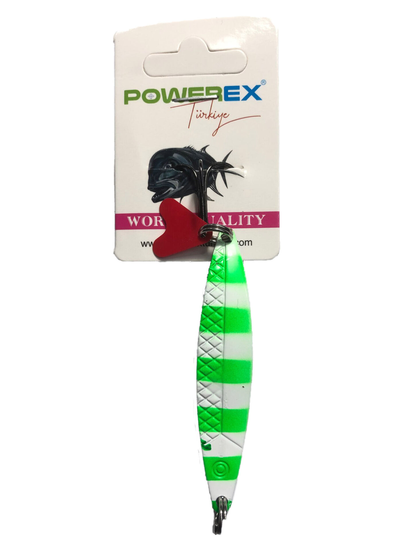 Powerex Striker X Lüfer Palamut Turna Çinekop 16gr. 7,5cm. Mod.187 Metal Kaşık Sahte Yem