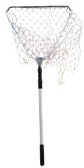 Powerex Üçgen 50x50 Katlanır Misina Torlu Kepçe 150cm Sap