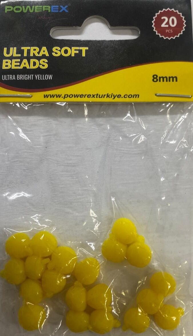 Powerex 8mm Ultra Parlak Sarı Yüzen Mısır Kokulu Sazan Yemi