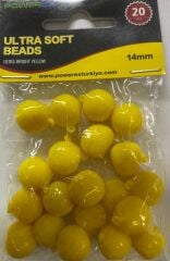 Powerex 14mm Ultra Parlak Sarı Yüzen Mısır Kokulu Sazan Yemi